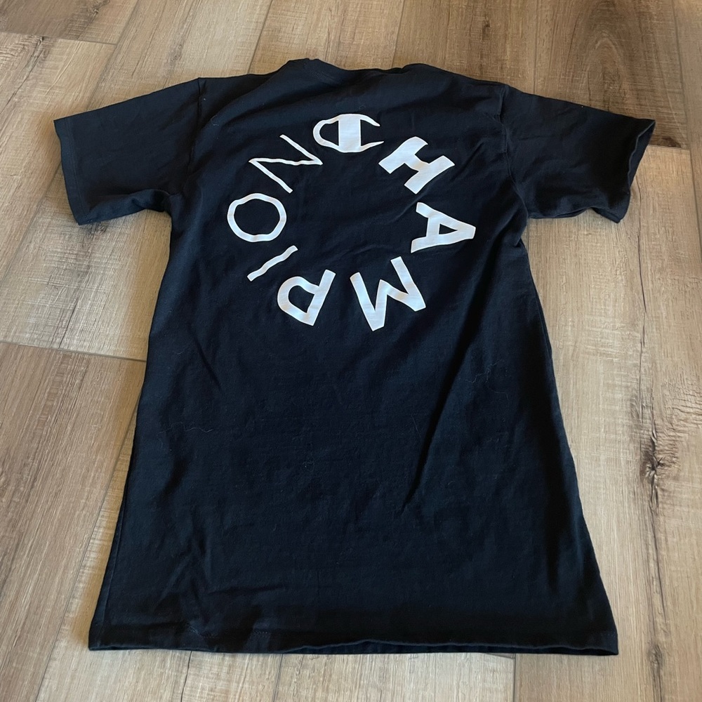 Champion Black Short Sleeve Tee